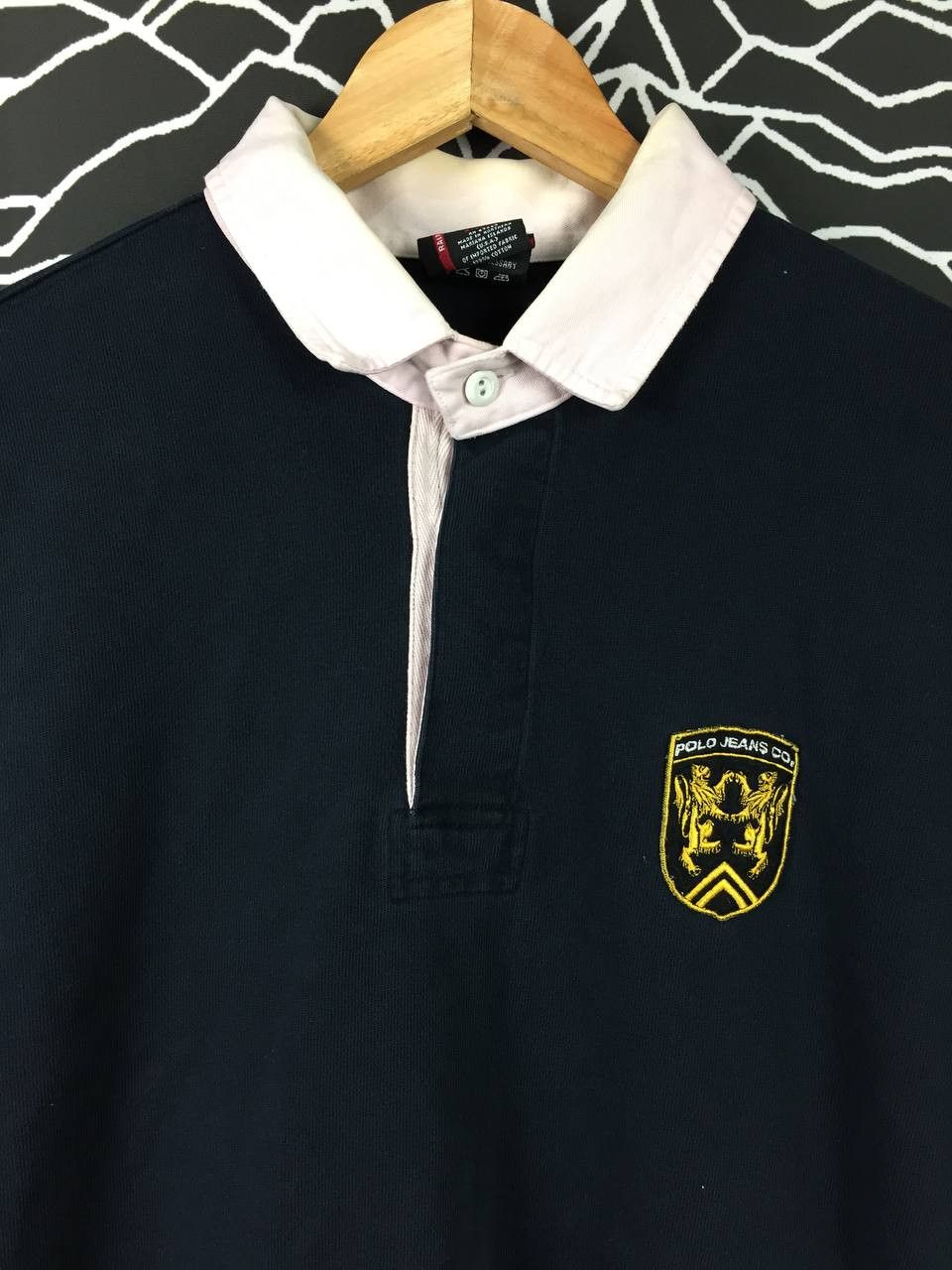 Polo Ralph Lauren Polo Jeans Co Ralph Lauren Spell Out Oversized Polo Rugby Size US XL / EU 56 / 4 - 3 Thumbnail