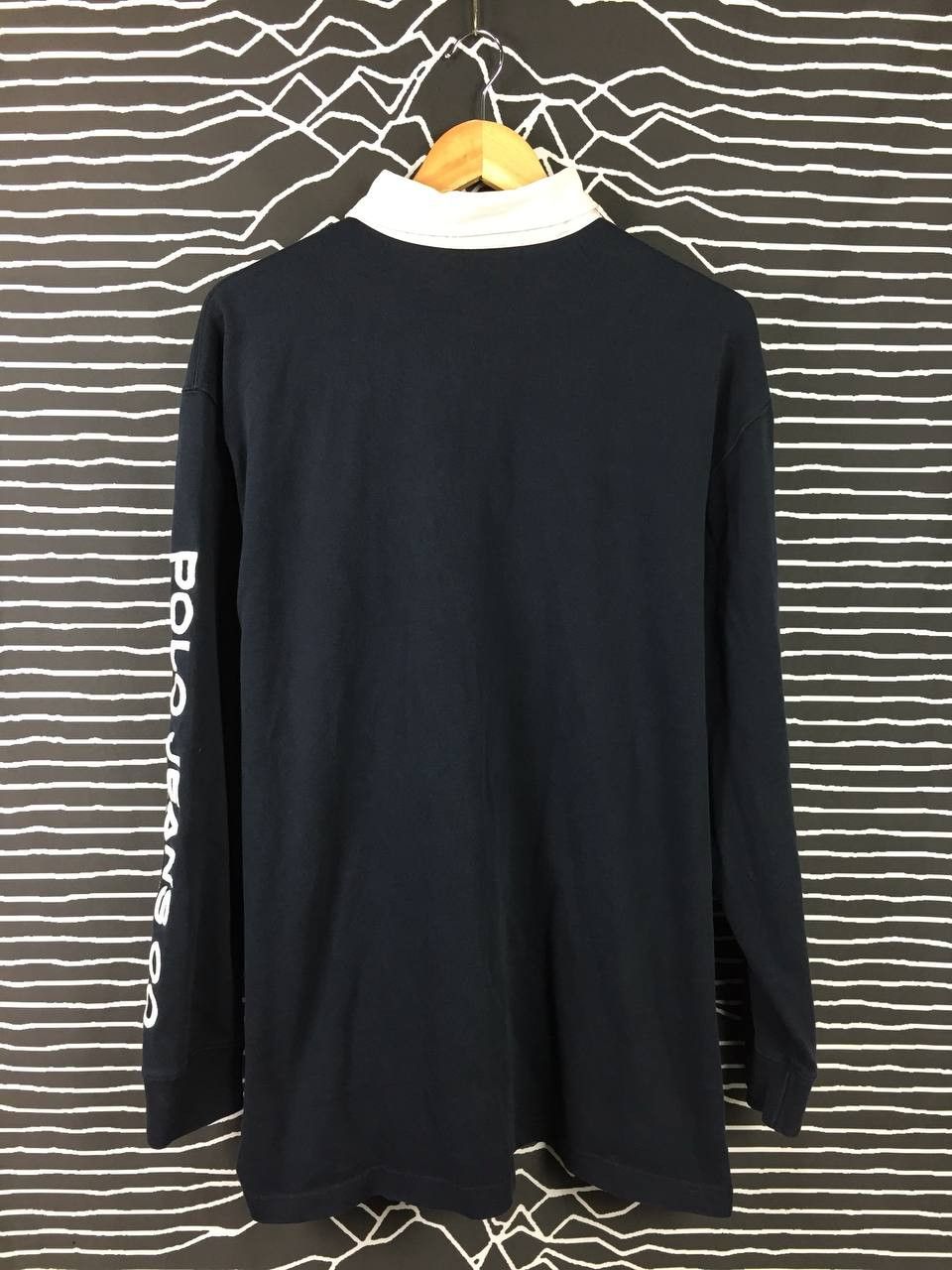 Polo Ralph Lauren Polo Jeans Co Ralph Lauren Spell Out Oversized Polo Rugby Size US XL / EU 56 / 4 - 2 Thumbnail