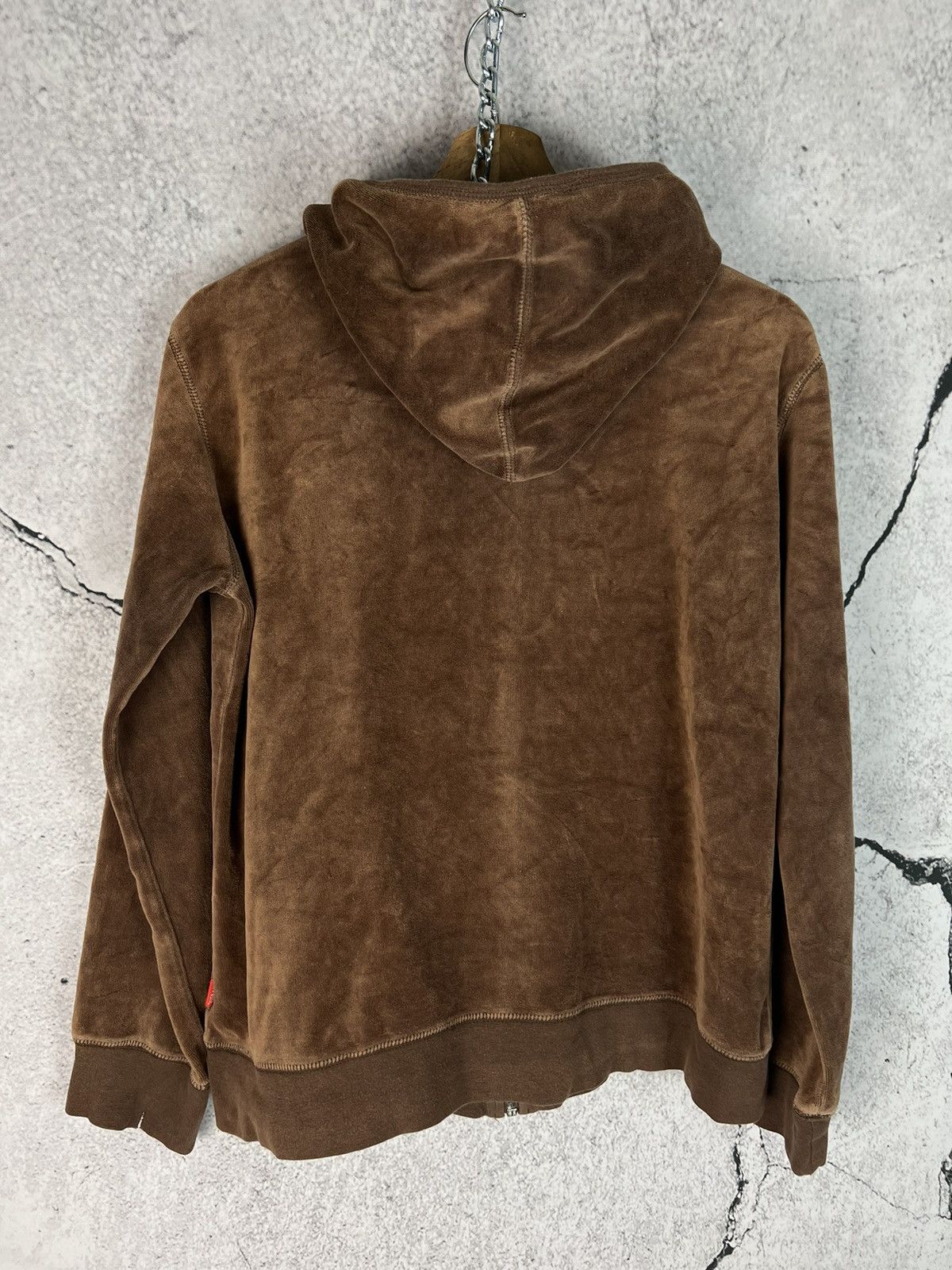 Cartoon Network Vintage Betty Boop brown velvet zip hoodie Size M / US 6-8 / IT 42-44 - 2 Thumbnail