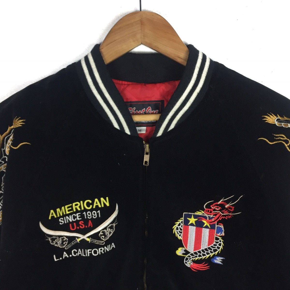 Japanese Brand Sukajan Souvenir Japan Velvet Jacket Japan Embroidery Size US M / EU 48-50 / 2 - 2 Thumbnail