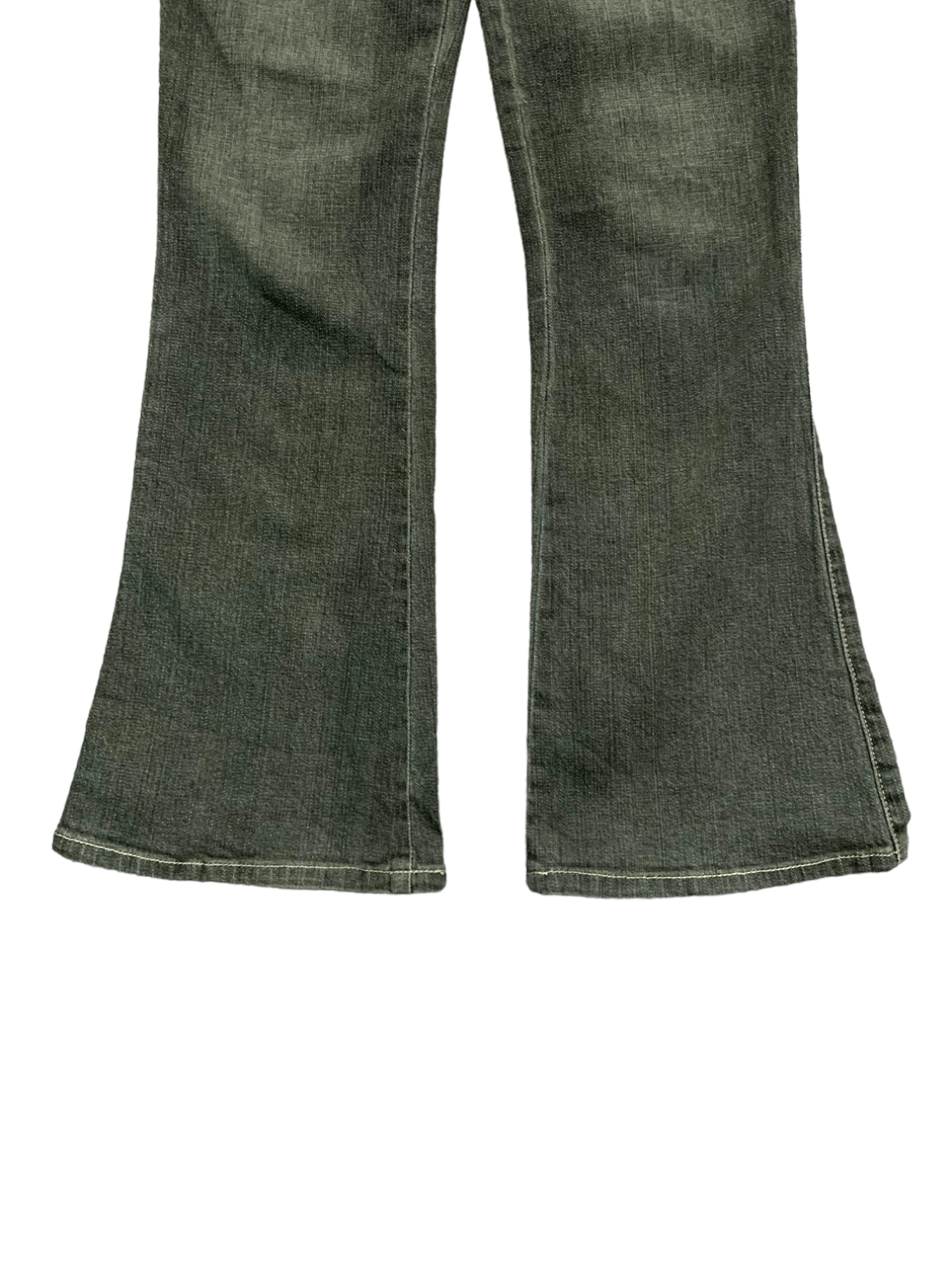 Japanese Brand Vintage Japanese Brand Faded Wash Flare Jeans 26x29 Size US 26 / EU 42 - 6 Thumbnail