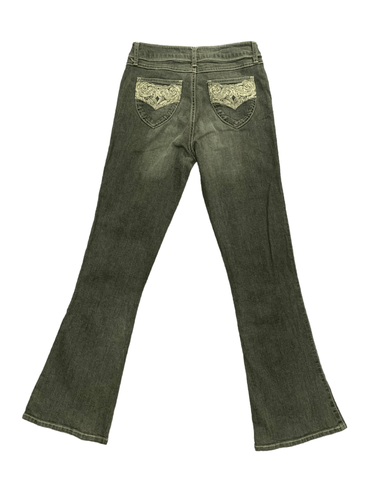 Japanese Brand Vintage Japanese Brand Faded Wash Flare Jeans 26x29 Size US 26 / EU 42 - 2 Thumbnail