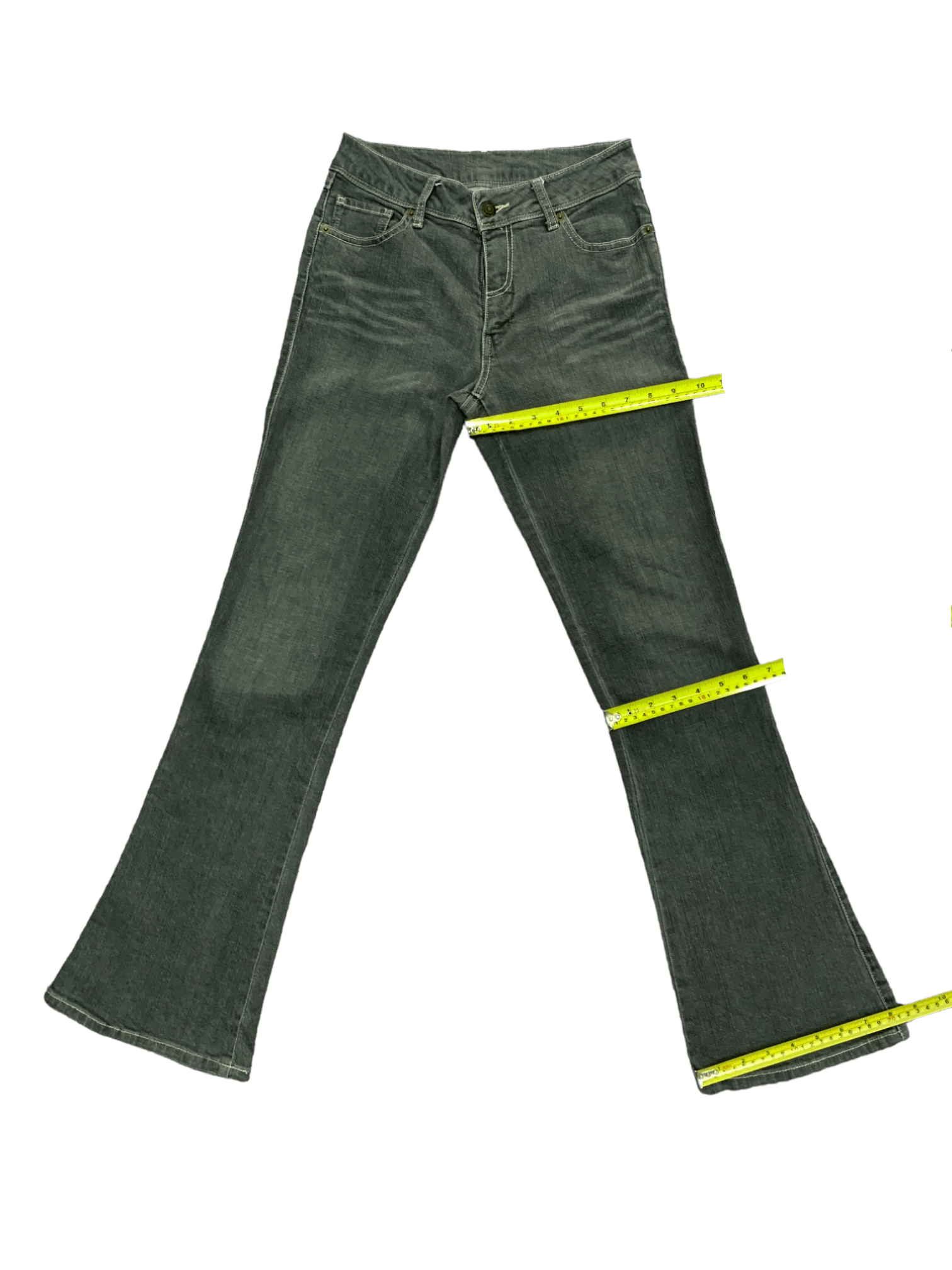 Japanese Brand Vintage Japanese Brand Faded Wash Flare Jeans 26x29 Size US 26 / EU 42 - 10 Thumbnail