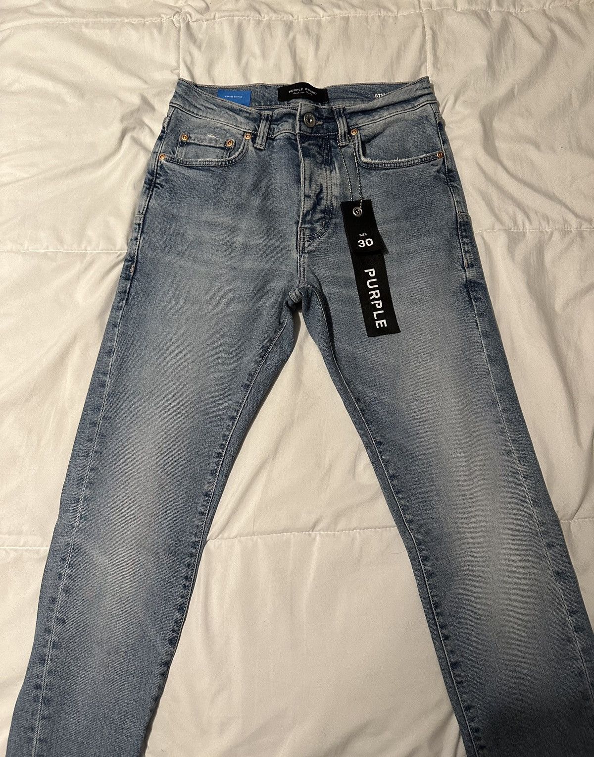 Purple Brand Purple Brand Light Faded Indigo Size US 30 / EU 46 - 1 Thumbnail