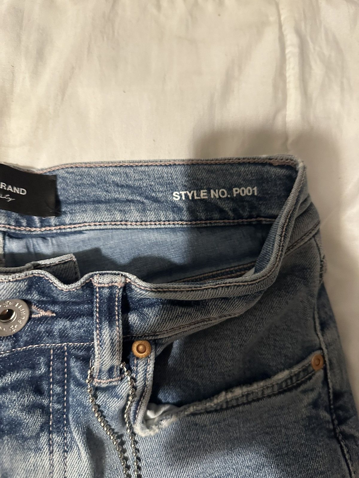 Purple Brand Purple Brand Light Faded Indigo Size US 30 / EU 46 - 3 Thumbnail