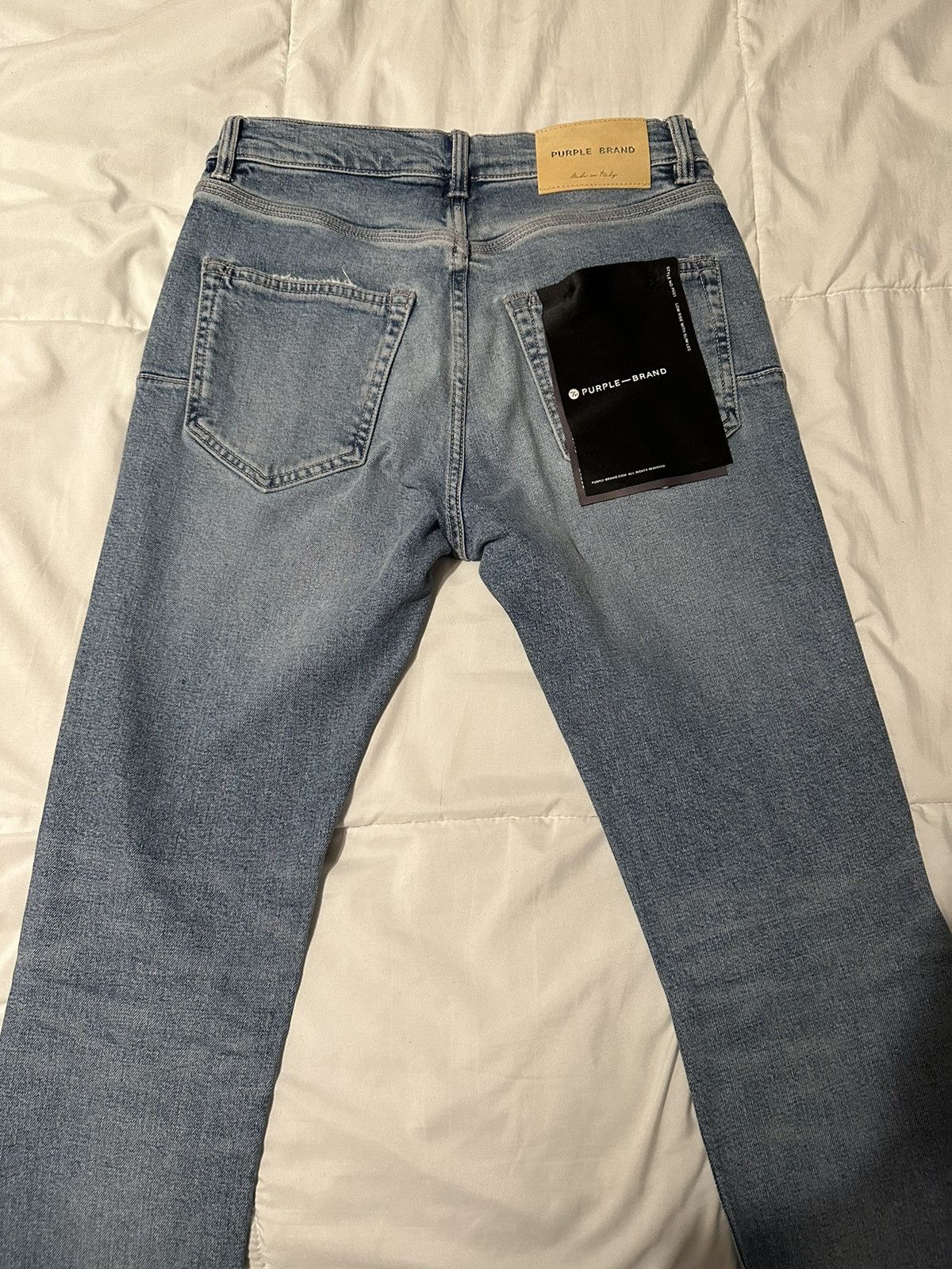 Purple Brand Purple Brand Light Faded Indigo Size US 30 / EU 46 - 4 Thumbnail