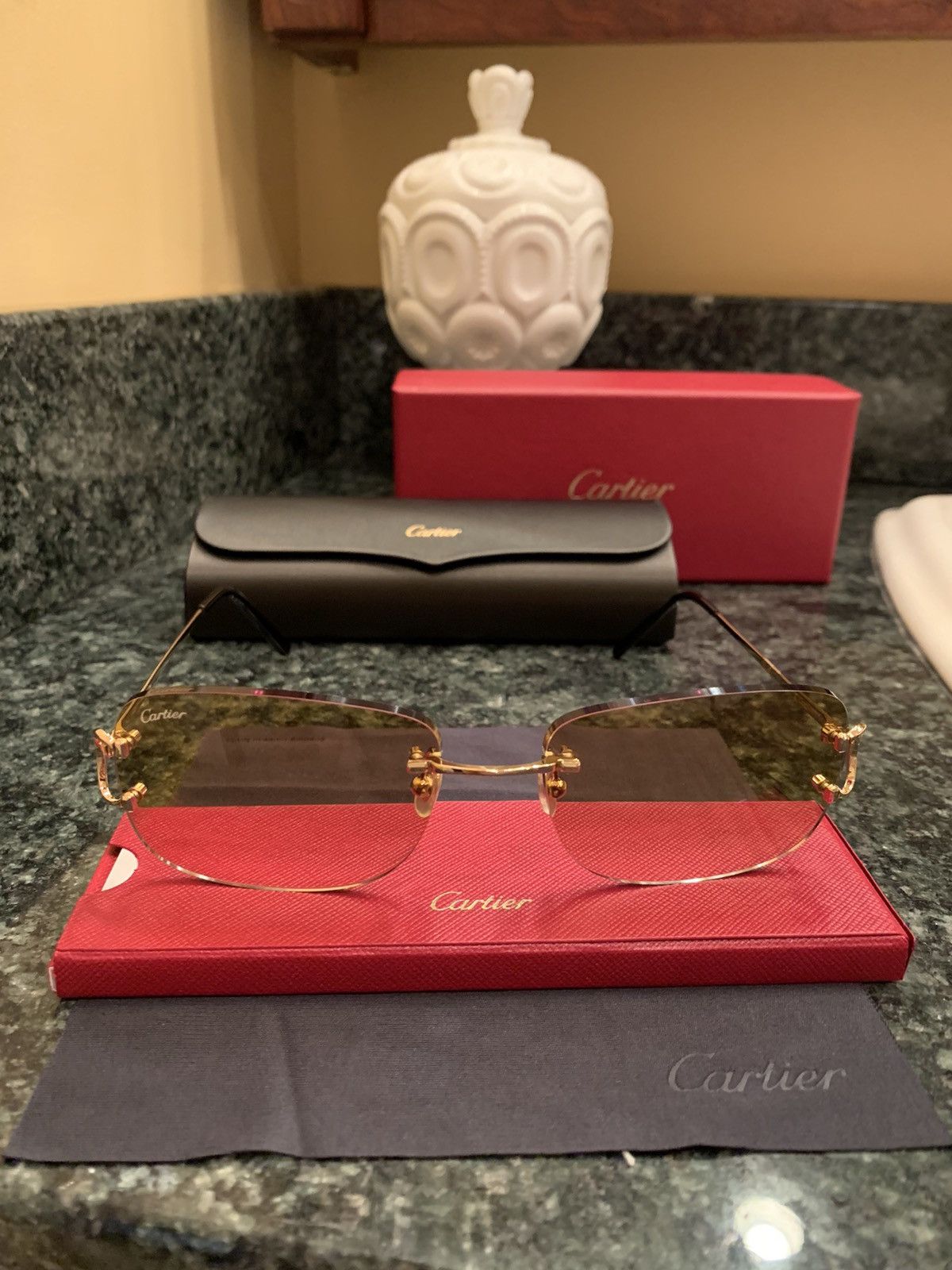Cartier Cartier Rimless Glasses ‘Big C’ 2023 Model | Grailed