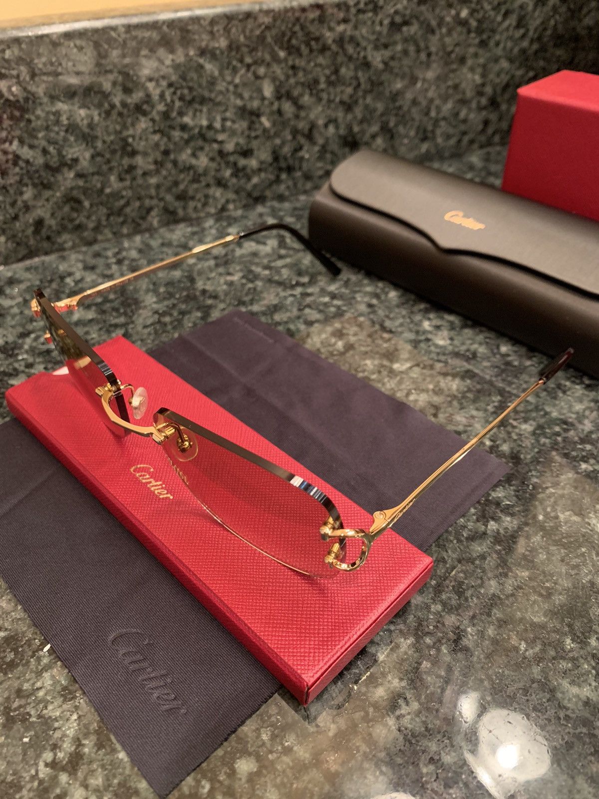 Cartier Cartier Rimless Glasses ‘Big C’ 2023 Model | Grailed