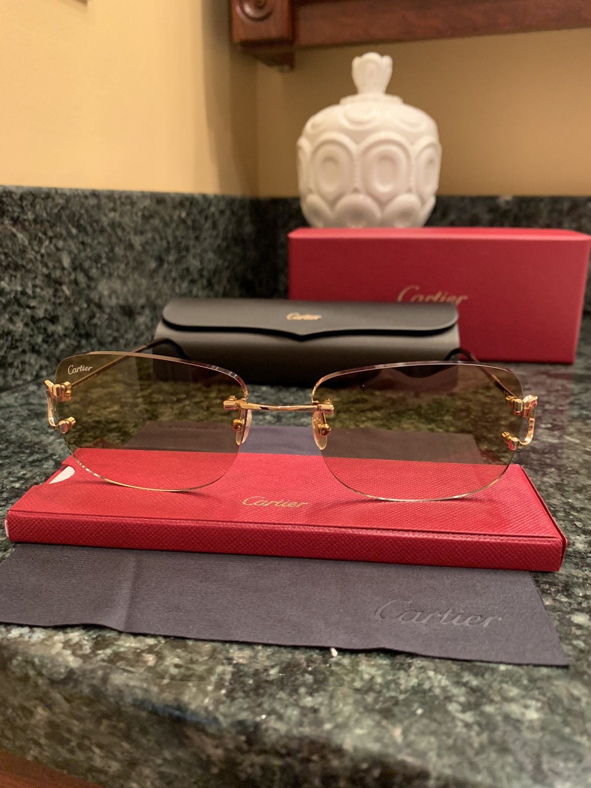 Cartier Cartier Rimless Glasses ‘Big C’ 2023 Model | Grailed