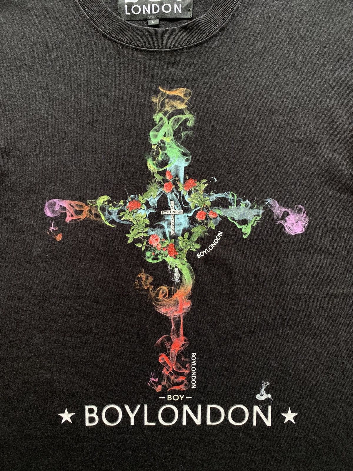 Boy London 💥Vintage BOY LONDON “T-Cross” Punk / Seditionaries Tshirt Size US L / EU 52-54 / 3 - 5 Thumbnail