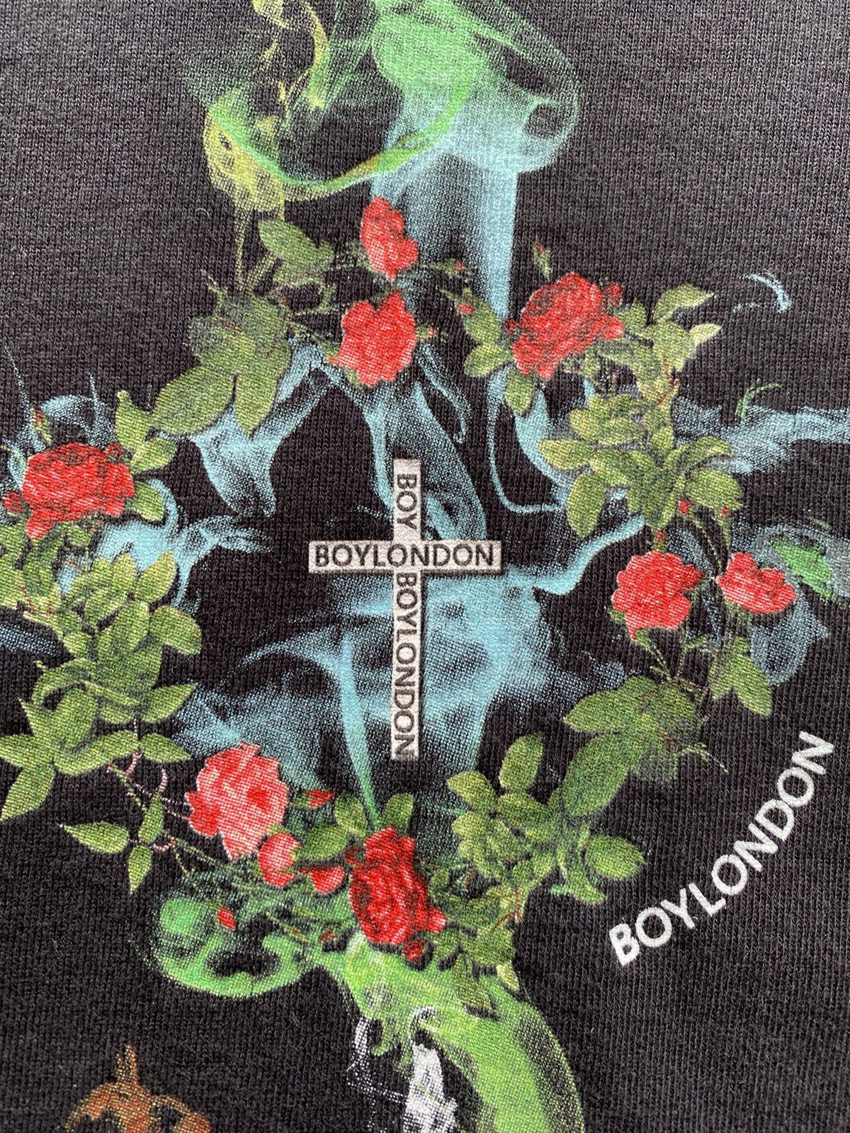 Boy London 💥Vintage BOY LONDON “T-Cross” Punk / Seditionaries Tshirt Size US L / EU 52-54 / 3 - 6 Thumbnail