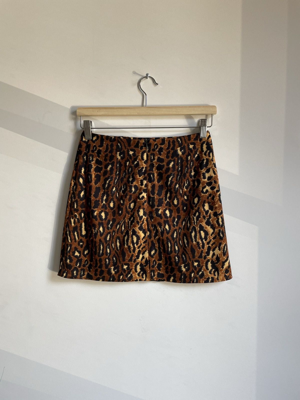 Dolce & Gabbana × Vintage Dolce Gabbana Mini Skirt Animal Print Leopard Y2K Sexy DG Size 27" / US 4 / IT 40 - 5 Thumbnail