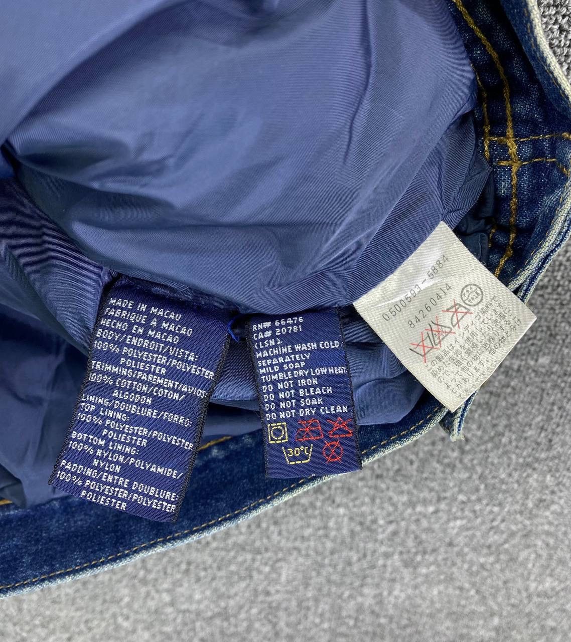Tommy Hilfiger Vintage Tommy Hilfiger Big Logo Light Puffer Denim Vest Size M / US 6-8 / IT 42-44 - 6 Thumbnail