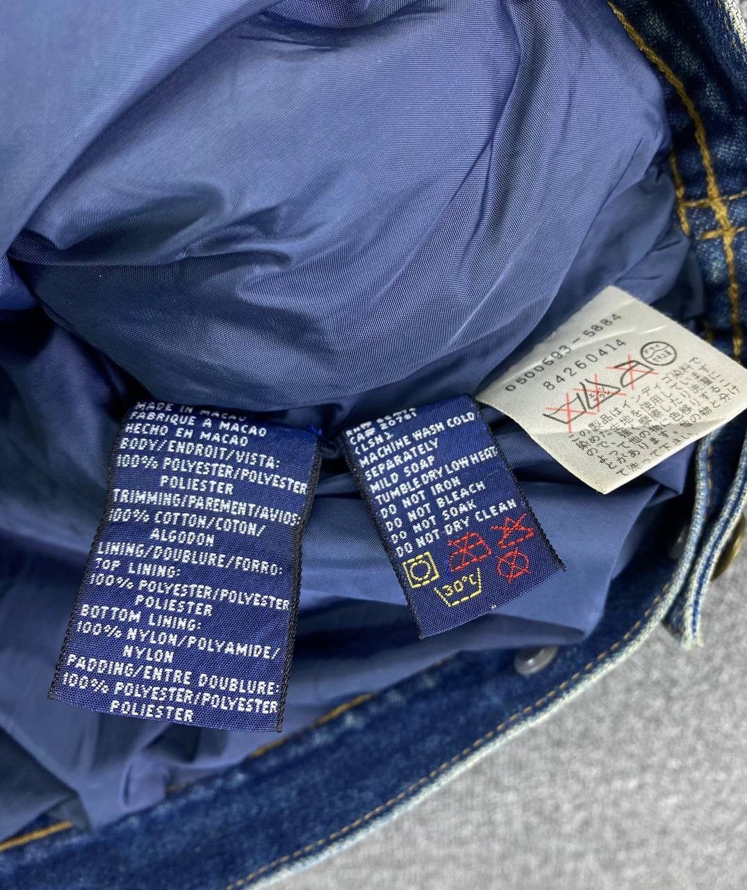 Tommy Hilfiger Vintage Tommy Hilfiger Big Logo Light Puffer Denim Vest Size M / US 6-8 / IT 42-44 - 5 Thumbnail