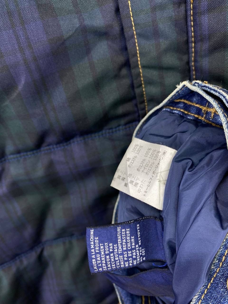 Tommy Hilfiger Vintage Tommy Hilfiger Big Logo Light Puffer Denim Vest Size M / US 6-8 / IT 42-44 - 7 Thumbnail