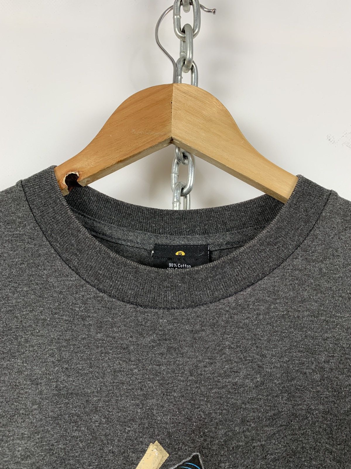 Hook-Ups Vintage Blind Middle Finger Fuck You Skateboard Grey T-Shirt Size US S / EU 44-46 / 1 - 7 Thumbnail