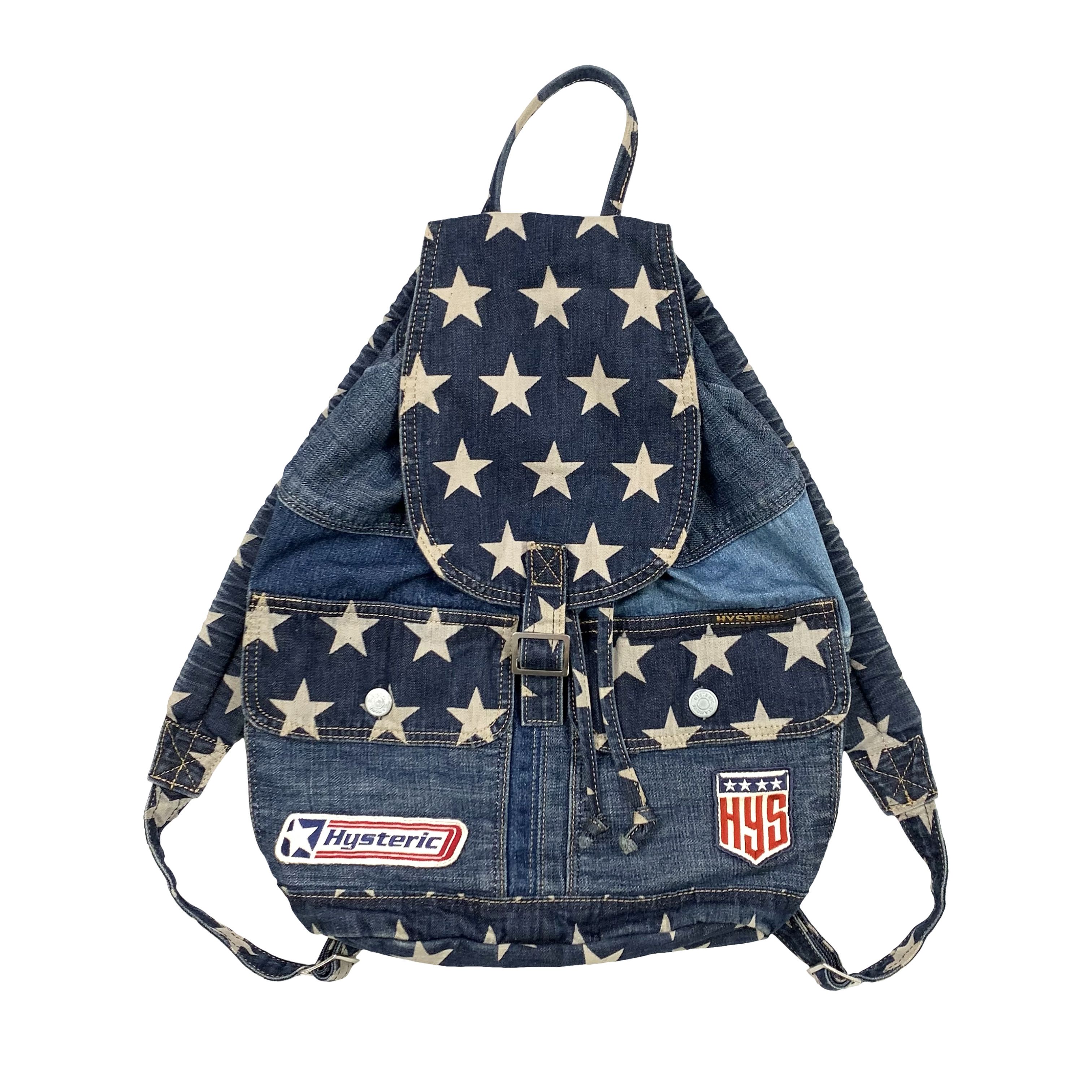 Hysteric Glamour Denim Backpack | Grailed