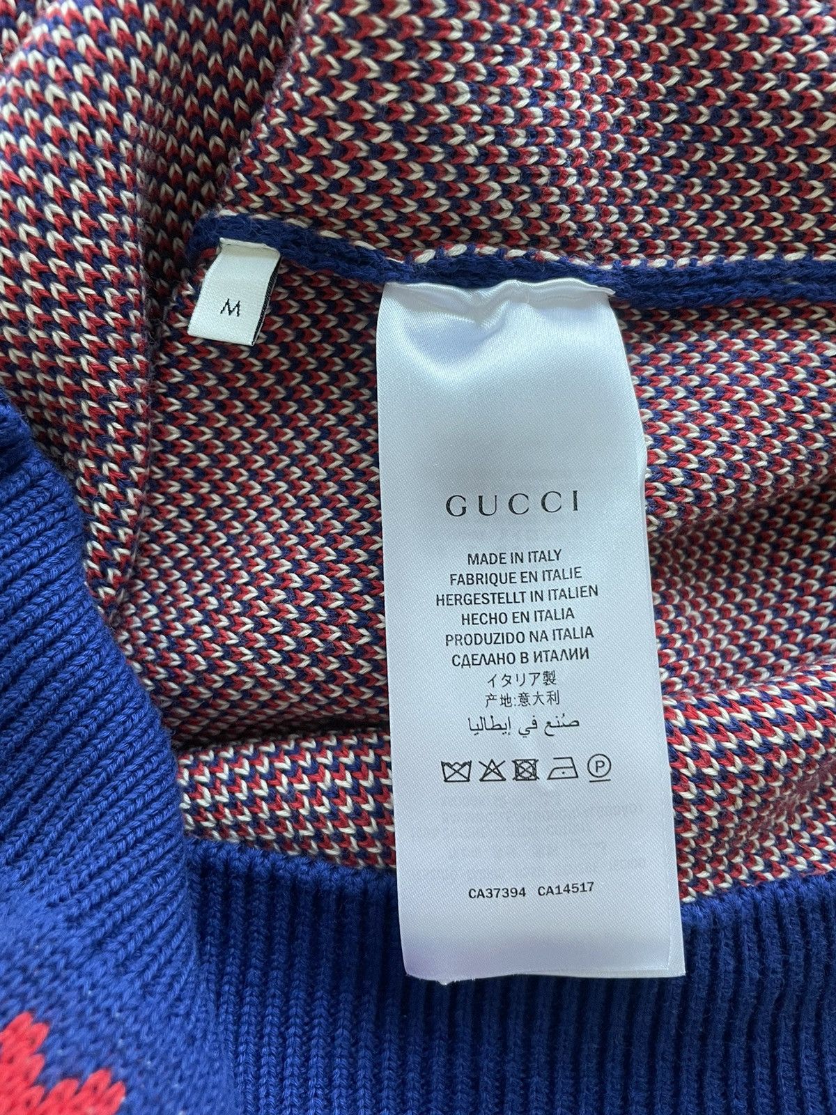 Gucci $2,500 Value NEW Rare Runway Brand NEW GG Logo Star Sweater Size US L / EU 52-54 / 3 - 8 Thumbnail