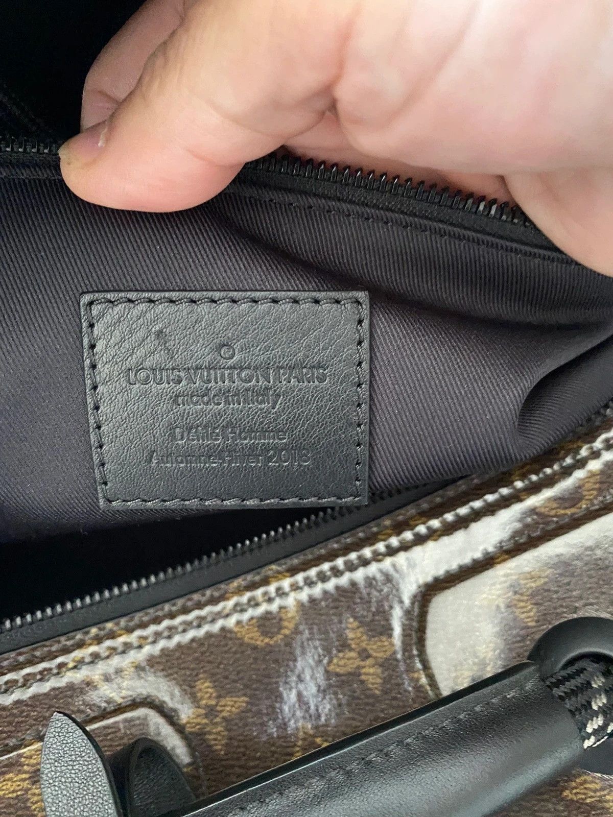 Kim Jones × Louis Vuitton glazed monogram keepall Bag in Brown Color Size ONE SIZE - 11 Thumbnail