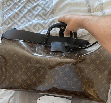 Kim Jones × Louis Vuitton glazed monogram keepall Bag in Brown Color Size ONE SIZE - 1 Thumbnail