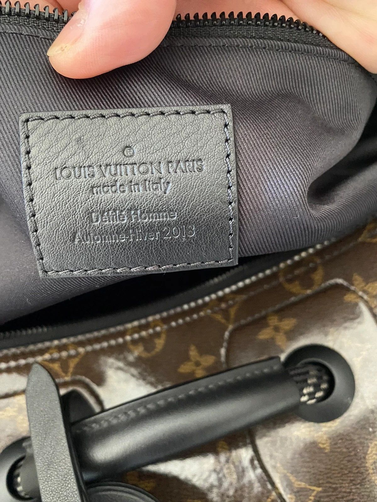 Kim Jones × Louis Vuitton glazed monogram keepall Bag in Brown Color Size ONE SIZE - 12 Thumbnail