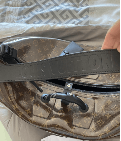 Kim Jones × Louis Vuitton glazed monogram keepall Bag in Brown Color Size ONE SIZE - 4 Thumbnail