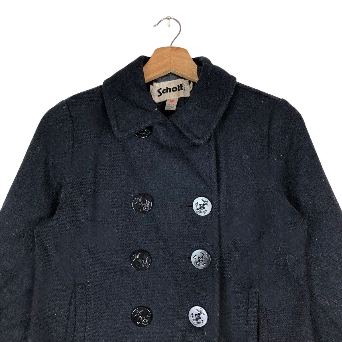 Schott VINTAGE SCHOTT JACKET BUTTON WOOL Size US S / EU 44-46 / 1 - 2 Thumbnail