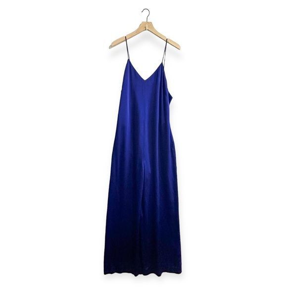 Rosetta Getty New with tag Rosetta Getty Camisole Wide Leg Jumpsuit Blue Size 34" / US 12 / IT 48 - 12 Thumbnail
