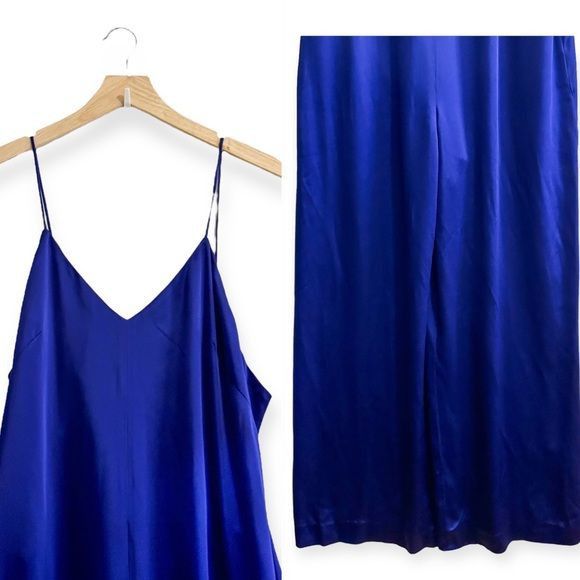 Rosetta Getty New with tag Rosetta Getty Camisole Wide Leg Jumpsuit Blue Size 34" / US 12 / IT 48 - 2 Thumbnail