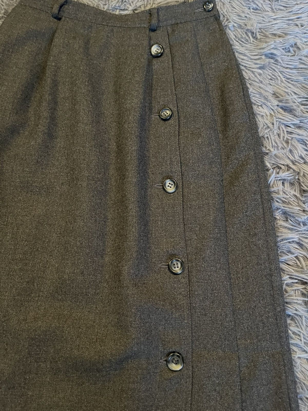 Valentino × Vintage Valentino studio 80s vintage wool skirt Size 27" / US 4 / IT 40 - 2 Thumbnail