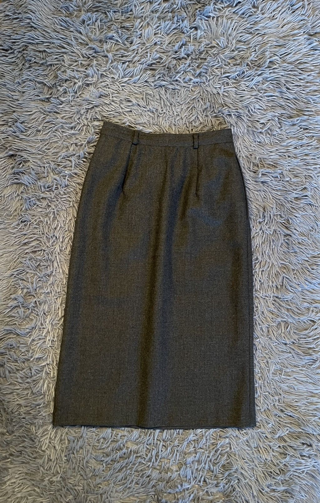 Valentino × Vintage Valentino studio 80s vintage wool skirt Size 27" / US 4 / IT 40 - 5 Thumbnail