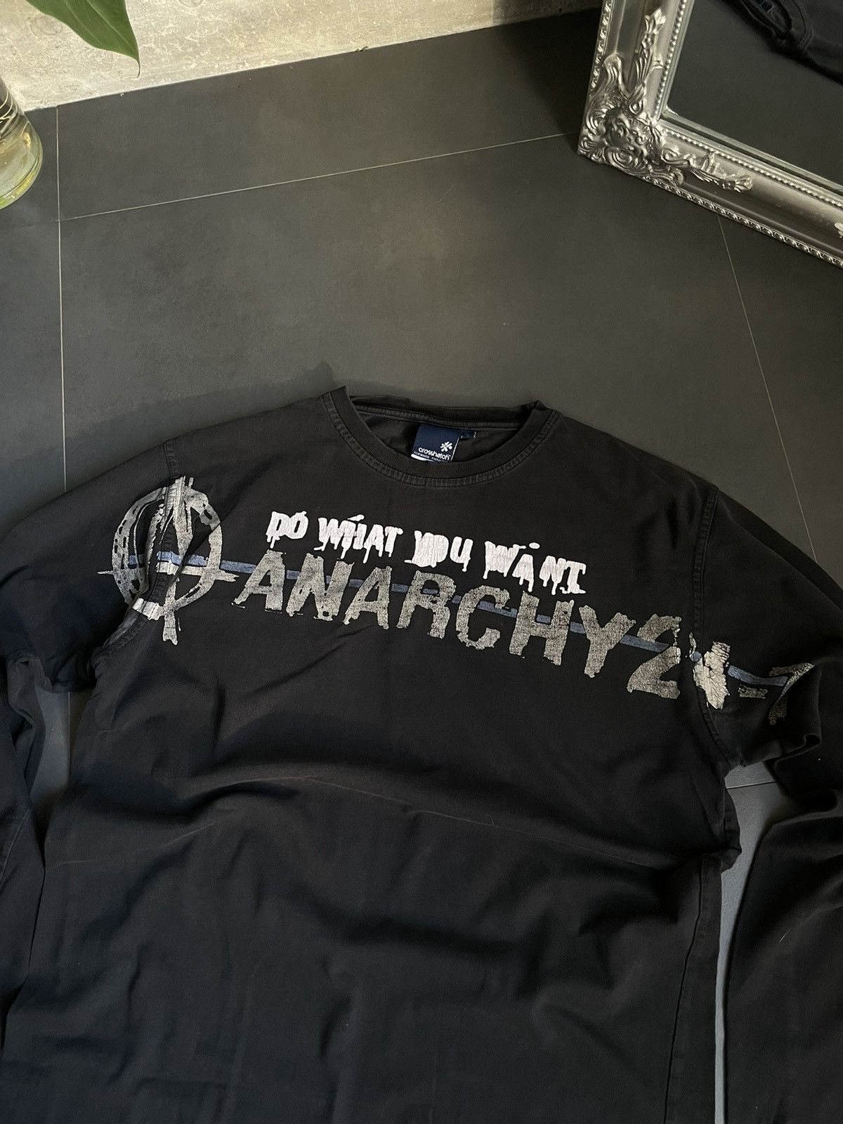 Japanese Brand Rare Vintage Y2k Faded Anarchy 24/7 Distressed LongSleeve Size US L / EU 52-54 / 3 - 4 Thumbnail