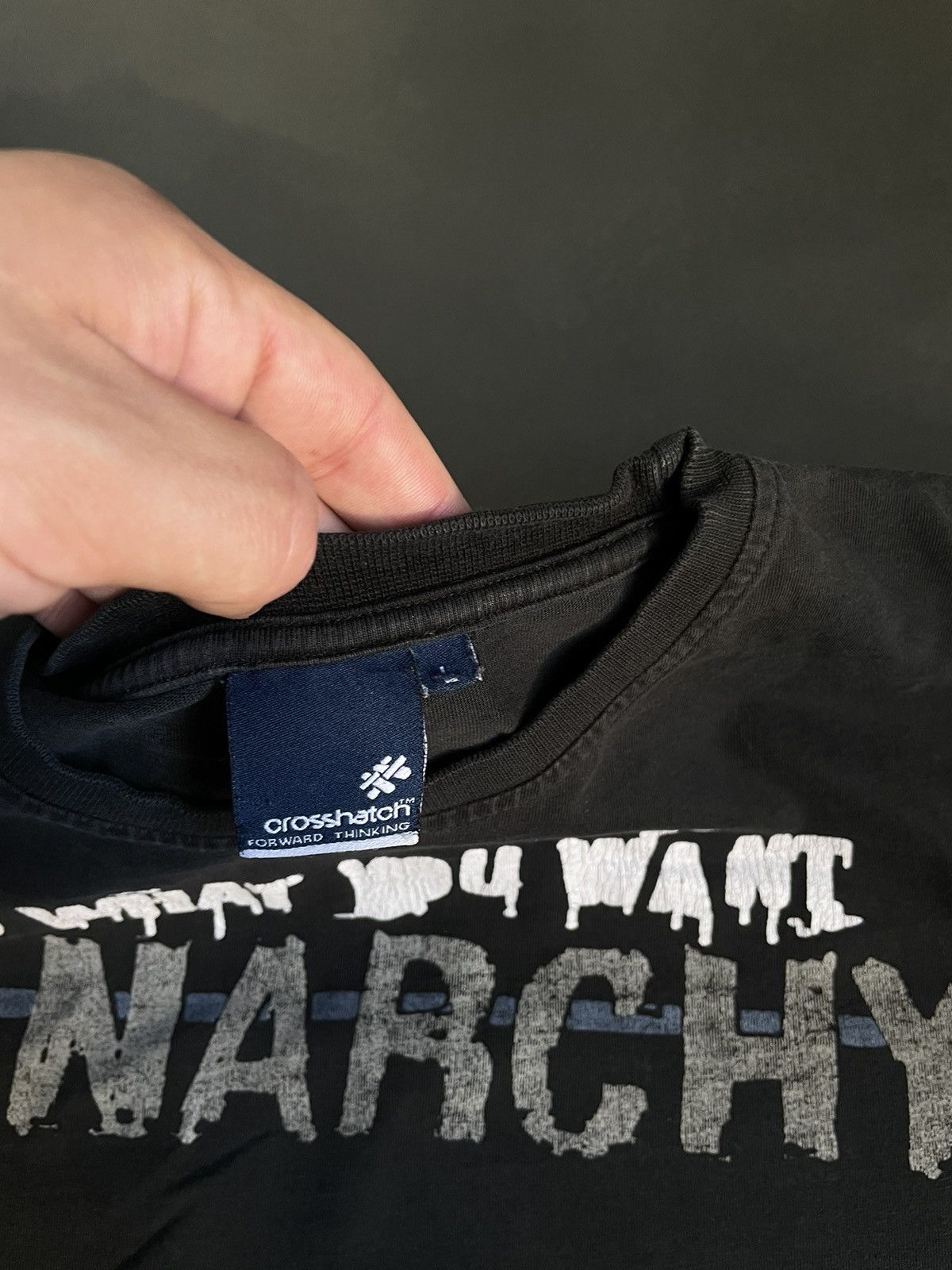 Japanese Brand Rare Vintage Y2k Faded Anarchy 24/7 Distressed LongSleeve Size US L / EU 52-54 / 3 - 5 Thumbnail