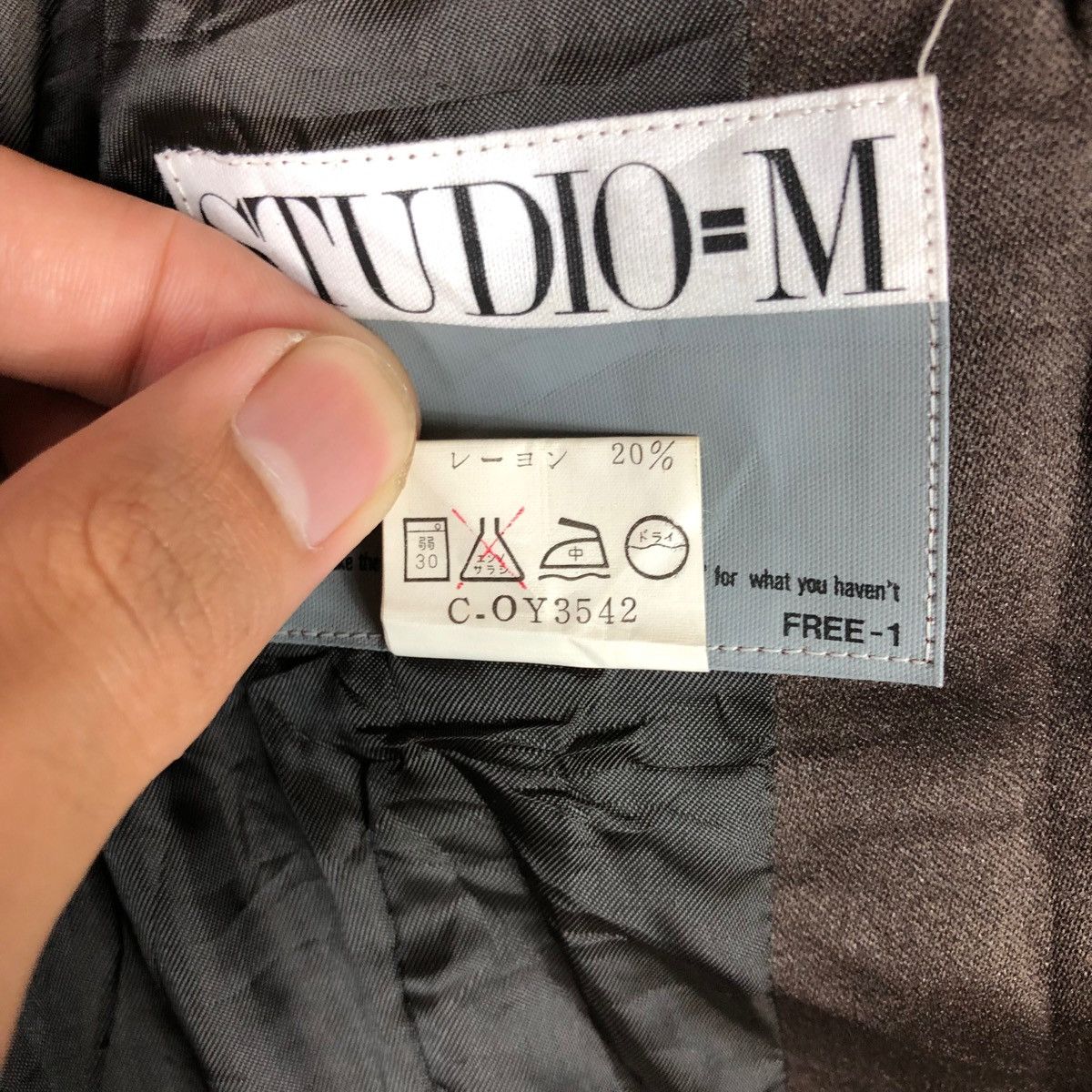 Vintage STUDIO-M HOMME JACKET Size S / US 4 / IT 40 - 5 Thumbnail