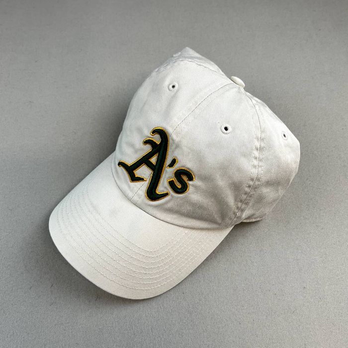 MLB Oakland Athletics Hat Cap Cream A's Logo Baseball MLB Dad Grailed
