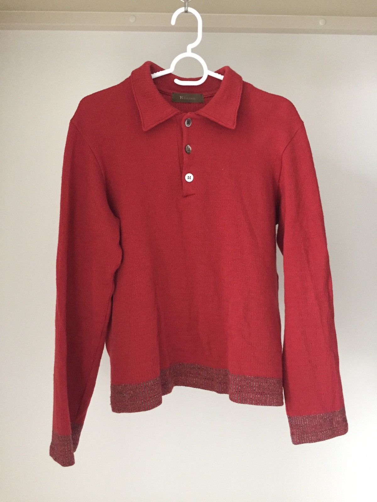 Yohji Yamamoto GRAIL🔥YOHJI for Men WOOL LAINE JUMPER Warm Winter Size US S / EU 44-46 / 1 - 1 Thumbnail