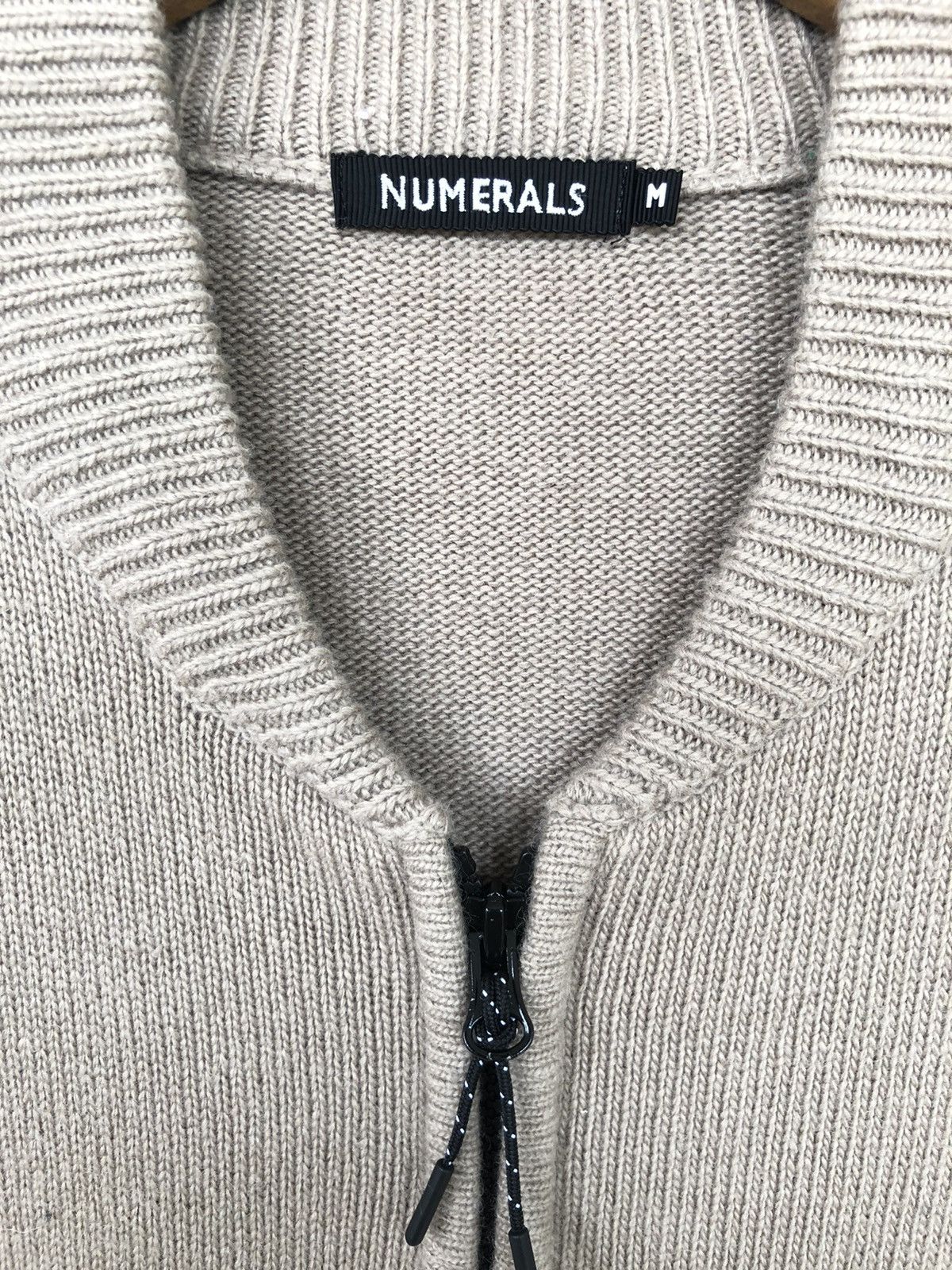 Japanese Brand Numerals 🇯🇵 "3" Back Print Logo O/S Zipper Sweater Size US L / EU 52-54 / 3 - 7 Thumbnail