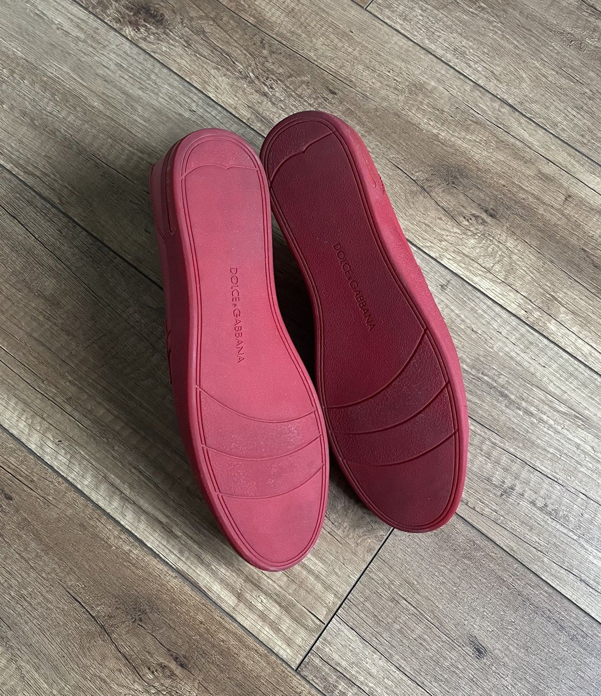 Dolce & Gabbana Dolce&Gabbana Sport Low Top Red leather Sneakers Shoes Size US 10 / EU 43 - 7 Thumbnail