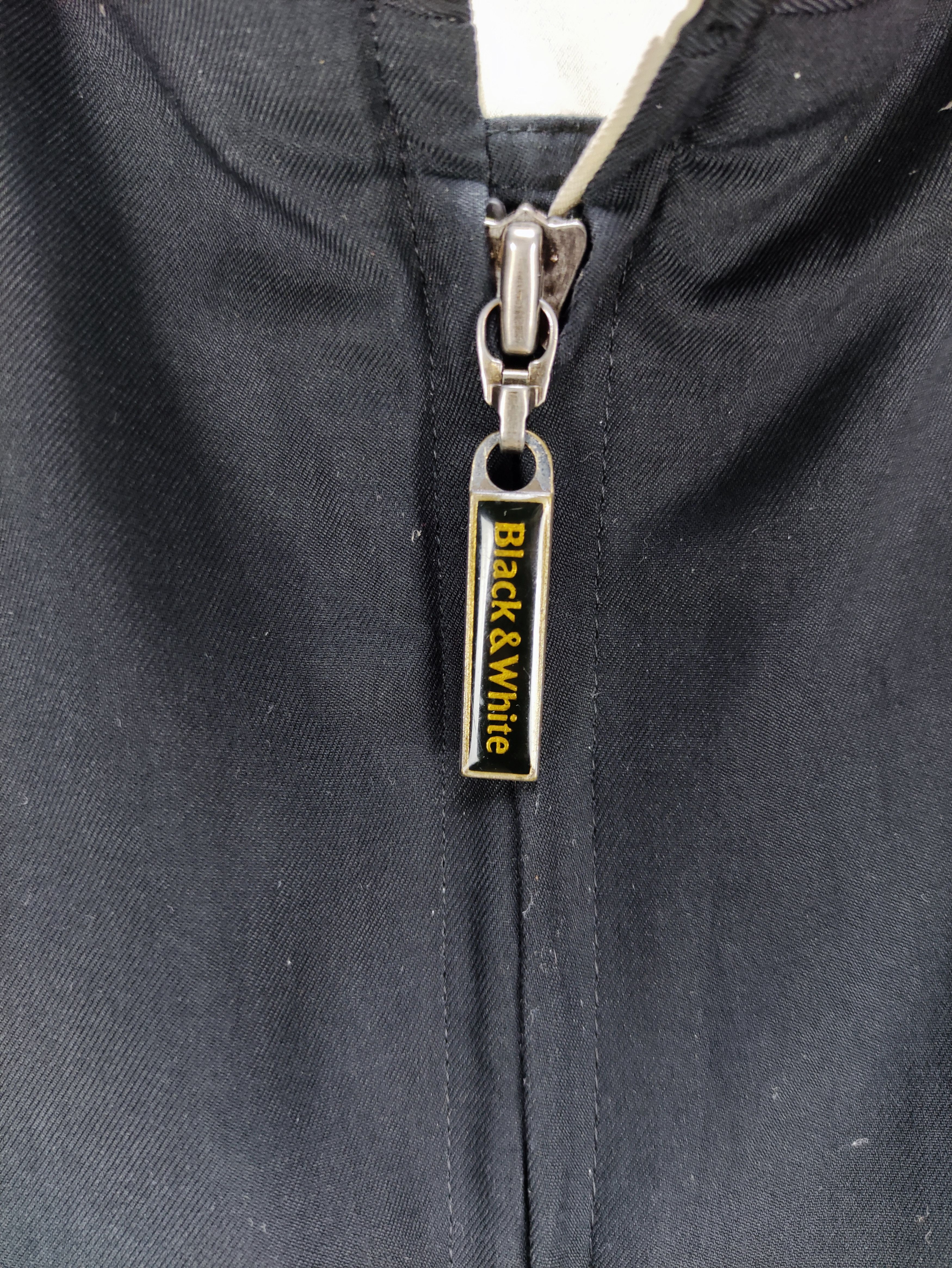 Japanese Brand Steals🔥Vintage Jacket Zip Up by Black & White Size US XL / EU 56 / 4 - 6 Thumbnail