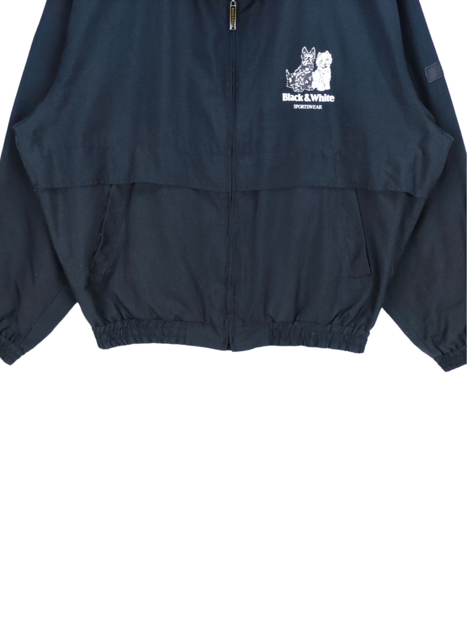 Japanese Brand Steals🔥Vintage Jacket Zip Up by Black & White Size US XL / EU 56 / 4 - 10 Thumbnail