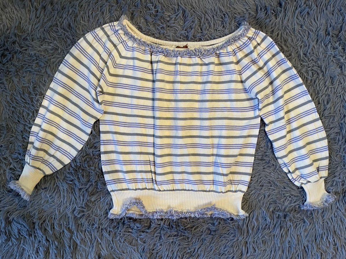 Vintage × Yves Saint Laurent Yves Saint Laurent YSL tricots 80s vintage striped sweater Size S / US 4 / IT 40 - 1 Thumbnail