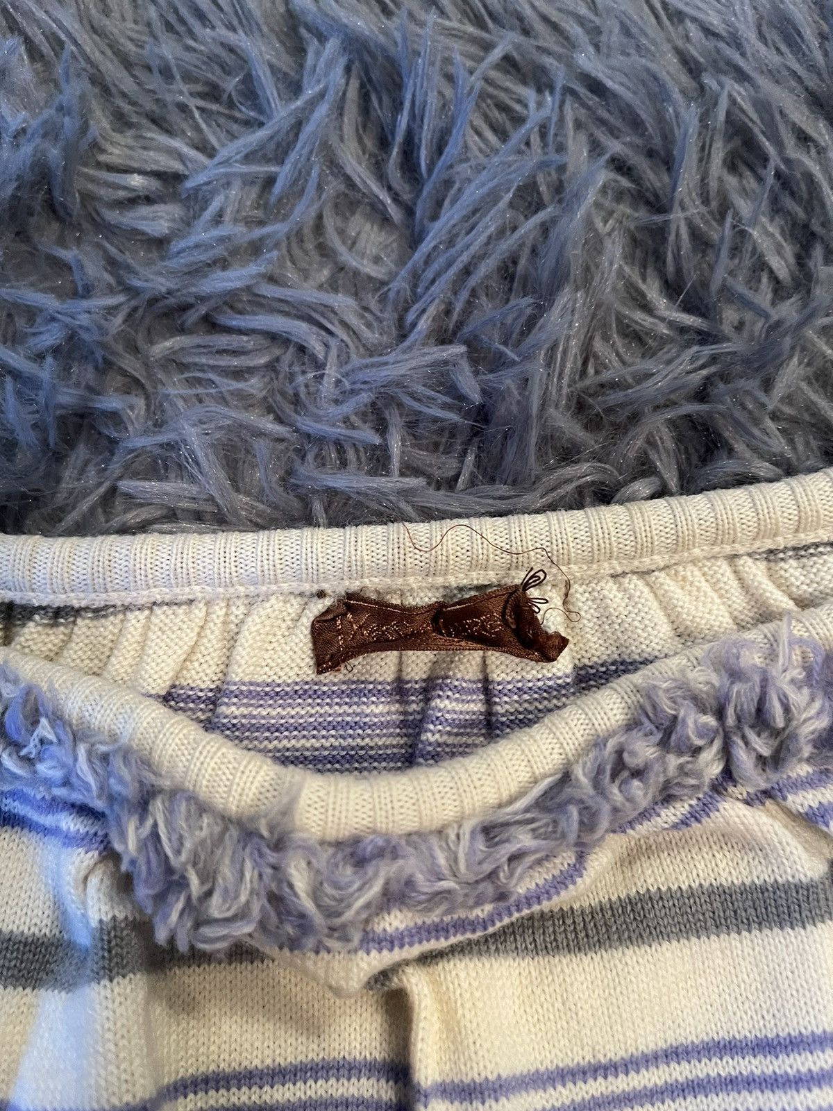 Vintage × Yves Saint Laurent Yves Saint Laurent YSL tricots 80s vintage striped sweater Size S / US 4 / IT 40 - 3 Thumbnail