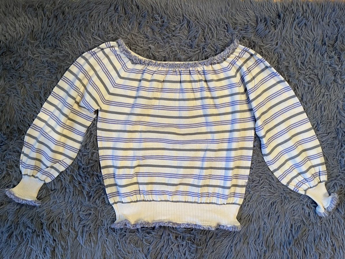 Vintage × Yves Saint Laurent Yves Saint Laurent YSL tricots 80s vintage striped sweater Size S / US 4 / IT 40 - 6 Thumbnail