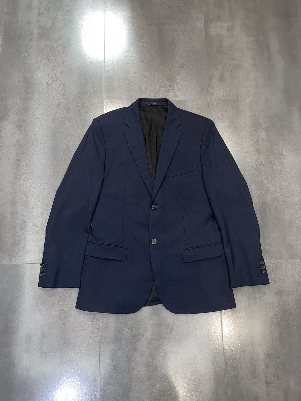 image of Archive Jil Sander Navy Wool Blazer, Men's (Size Medium)