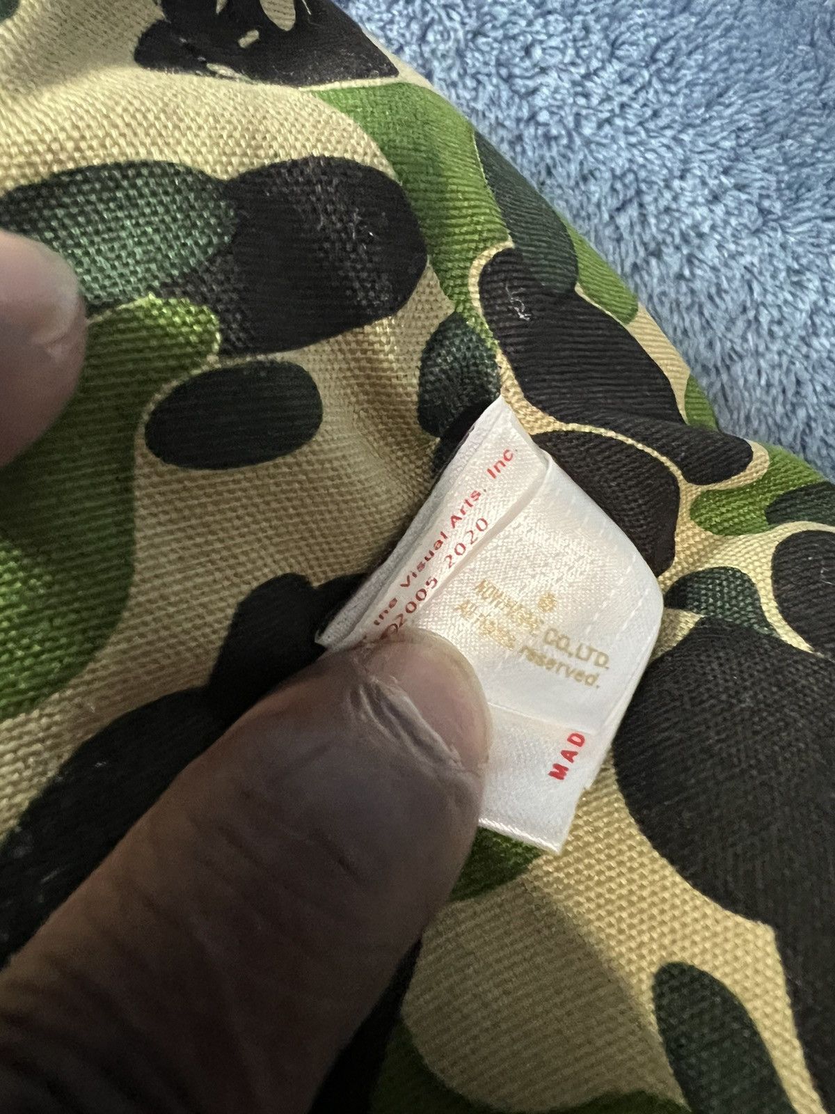 Andy Warhol × Bape Banana cushion green camo sz M Size ONE SIZE - 8 Thumbnail