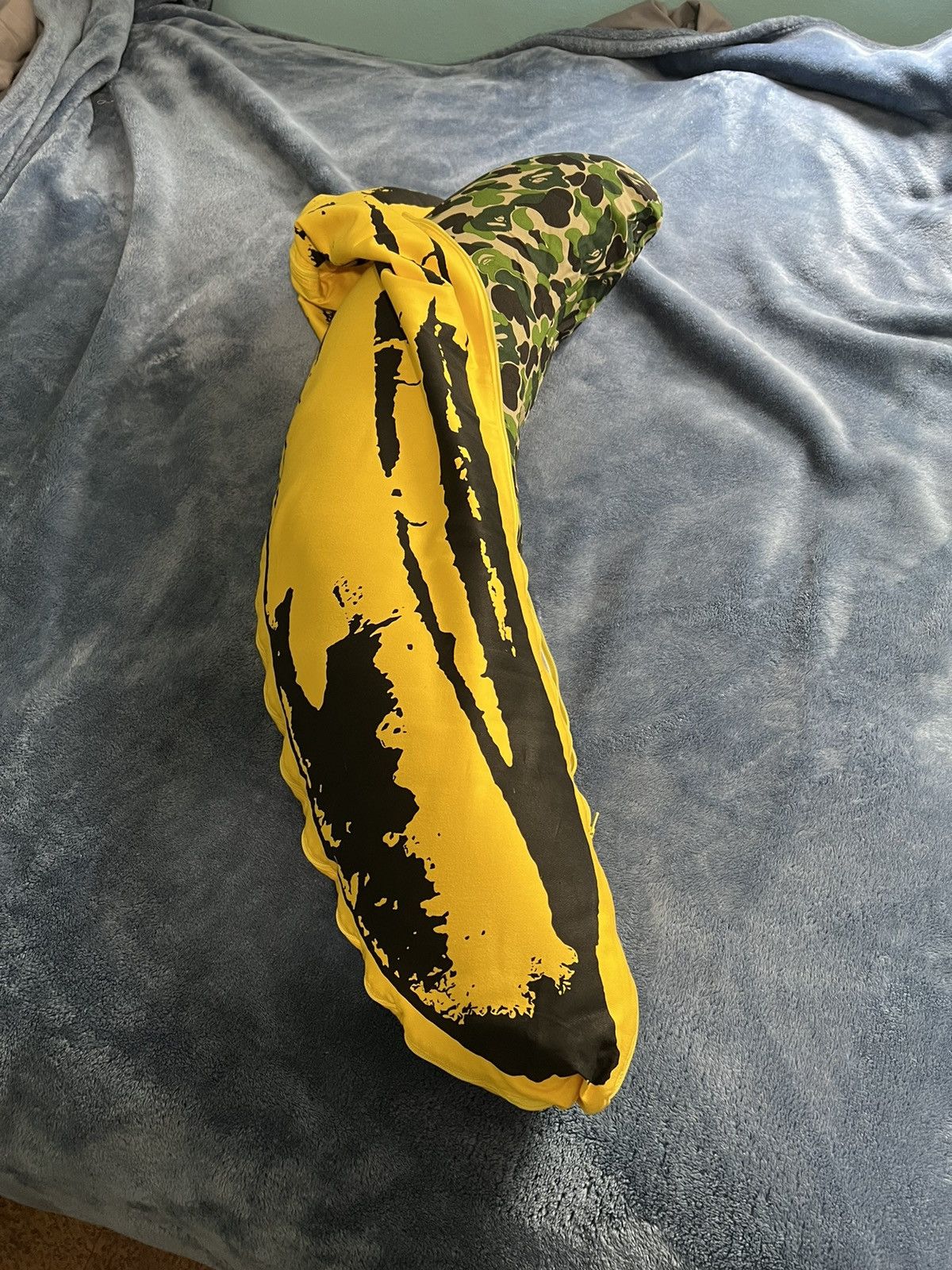 Andy Warhol × Bape Banana cushion green camo sz M Size ONE SIZE - 1 Thumbnail