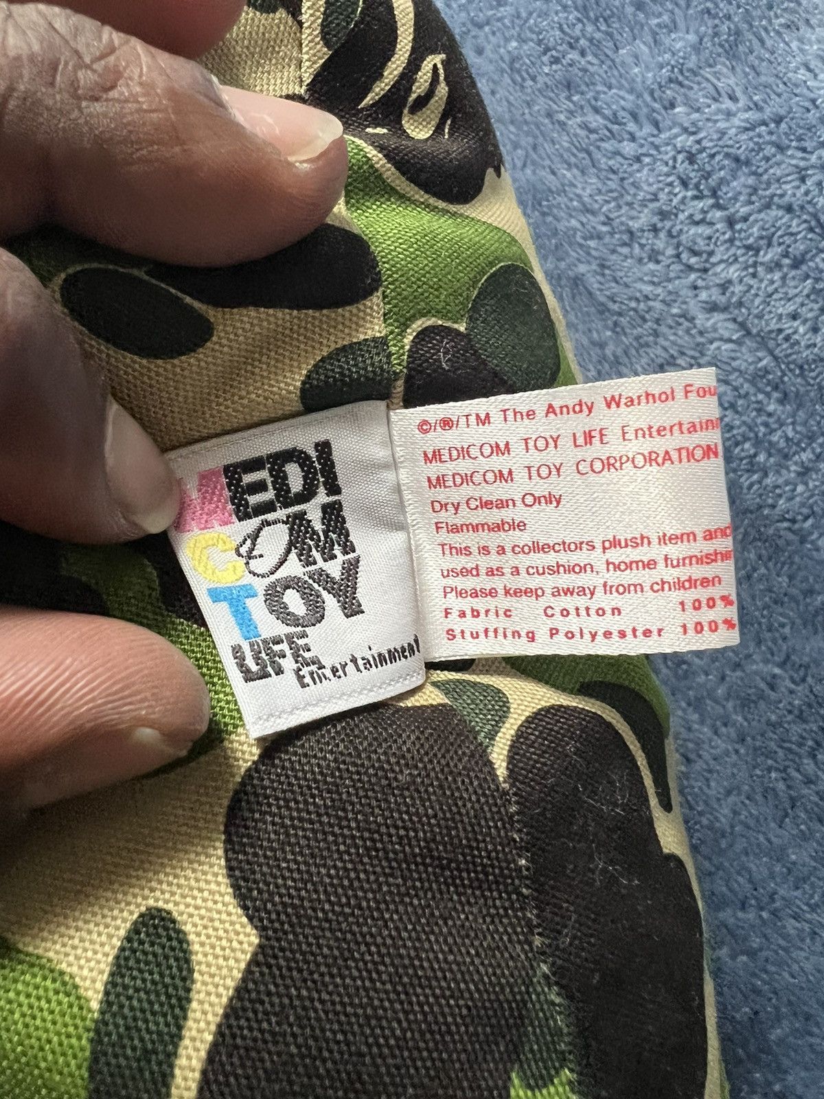 Andy Warhol × Bape Banana cushion green camo sz M Size ONE SIZE - 6 Thumbnail