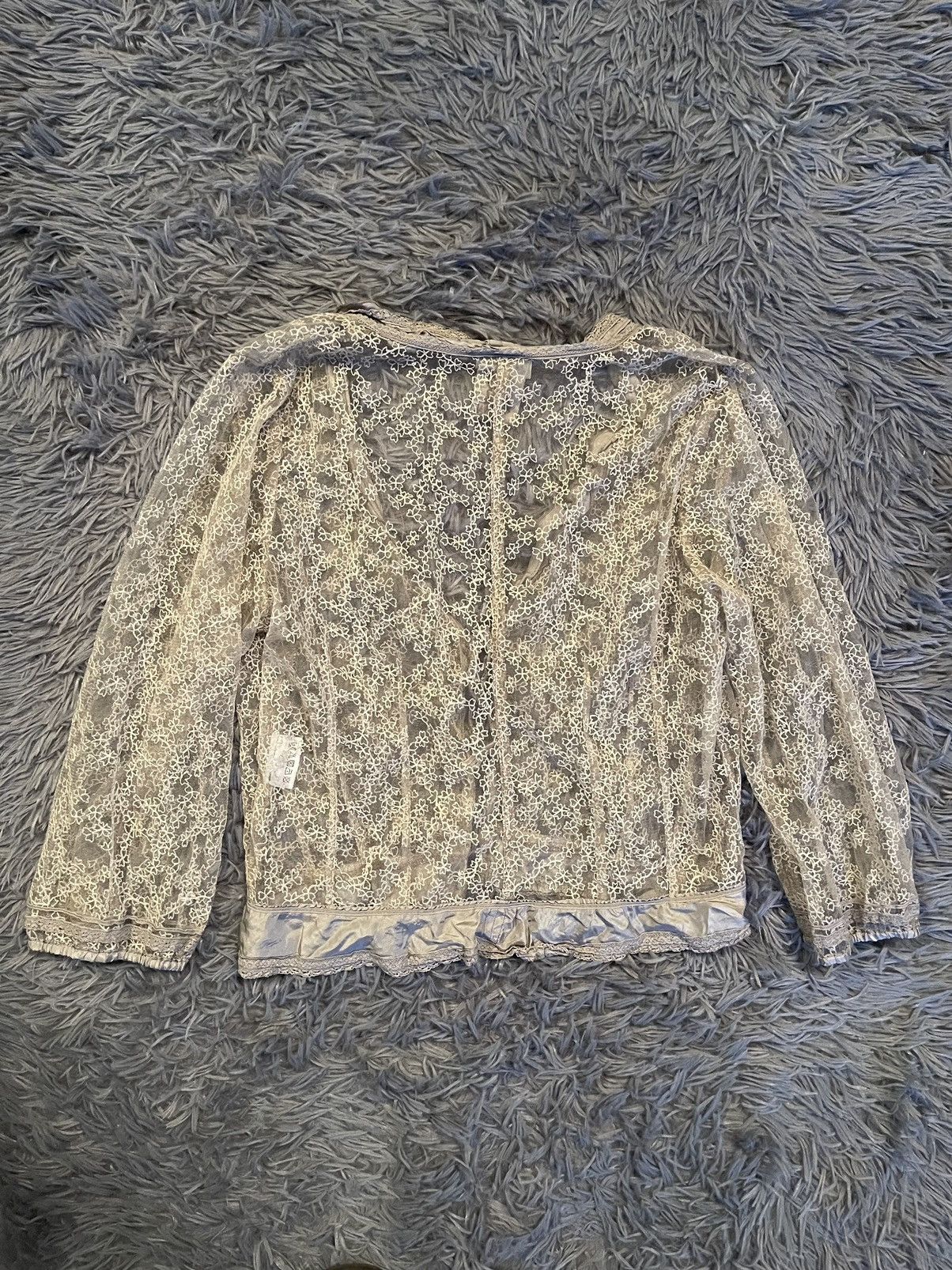 Japanese Brand × Vintage Nile Avant Garde Y2K vintage mesh blouse Size L / US 10 / IT 46 - 7 Thumbnail