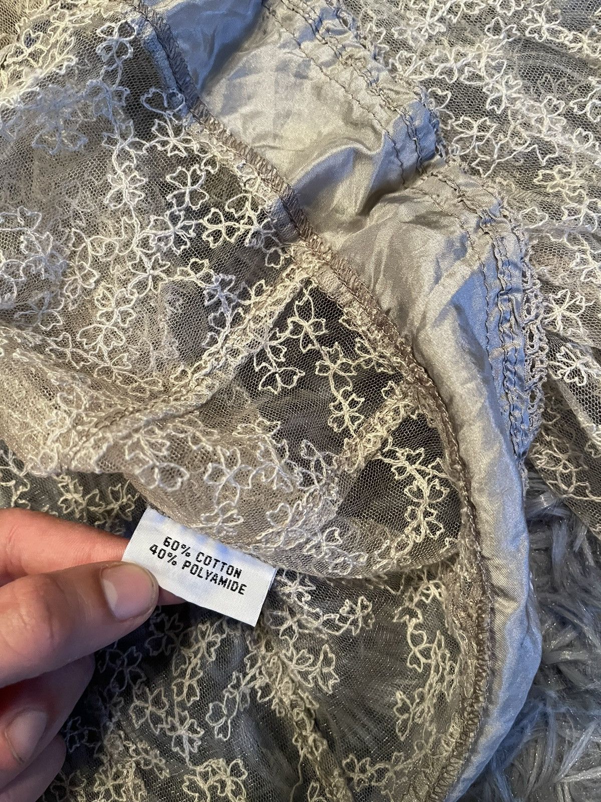 Japanese Brand × Vintage Nile Avant Garde Y2K vintage mesh blouse Size L / US 10 / IT 46 - 5 Thumbnail