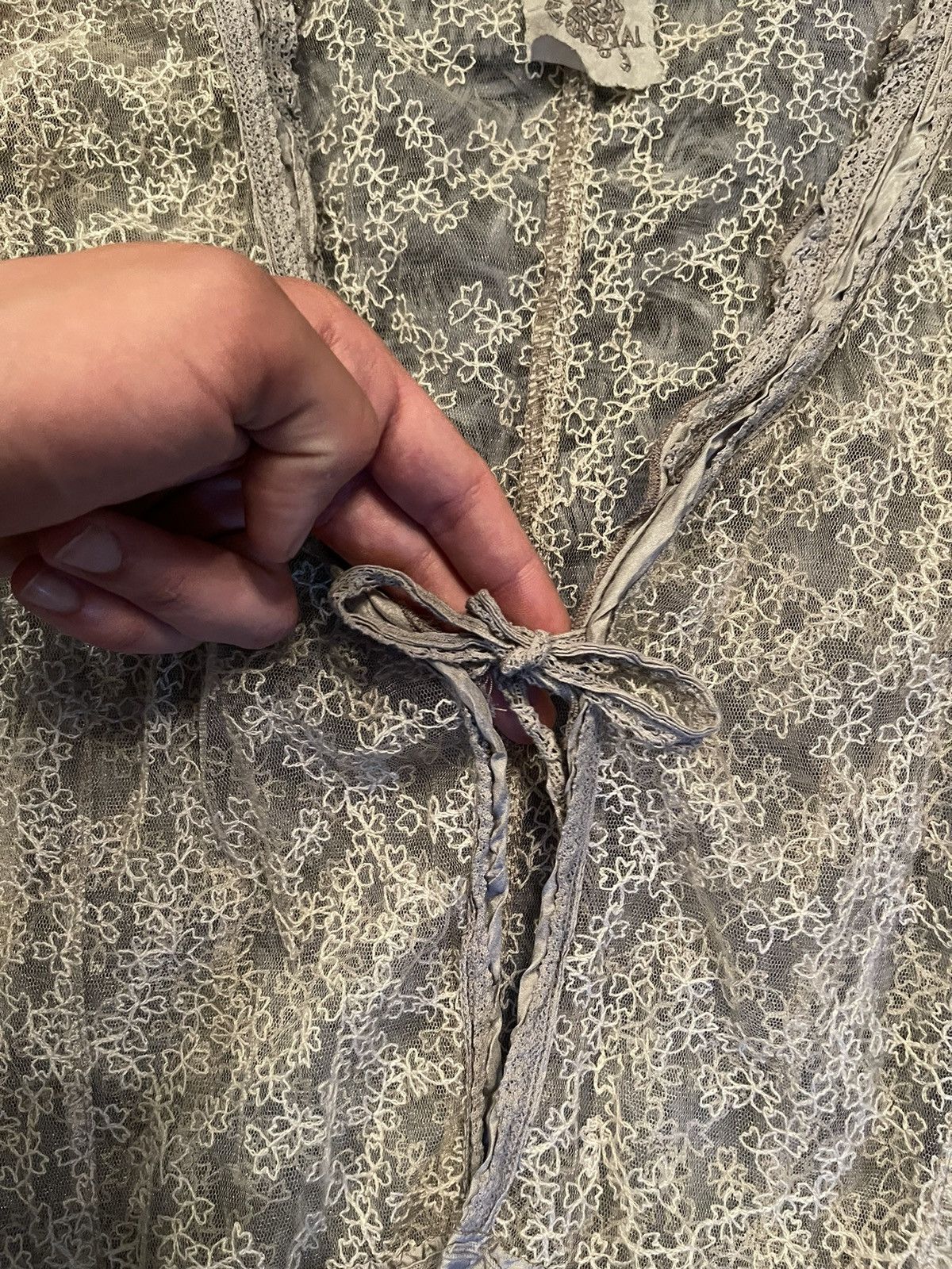 Japanese Brand × Vintage Nile Avant Garde Y2K vintage mesh blouse Size L / US 10 / IT 46 - 3 Thumbnail